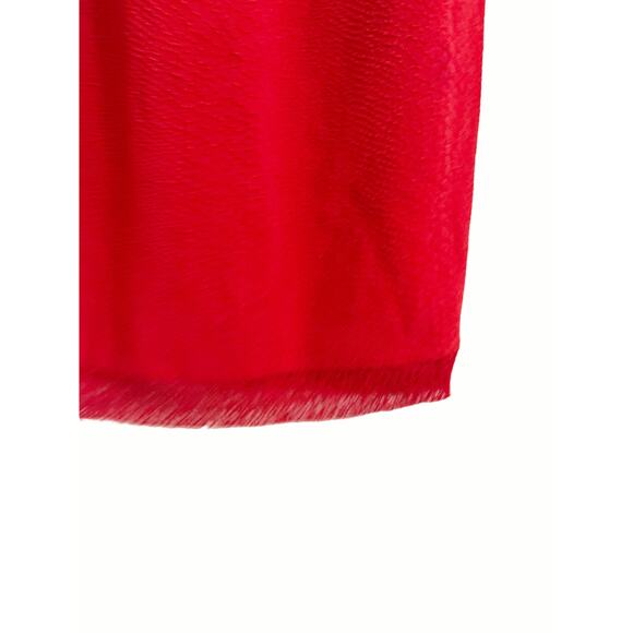 The Kooples Red Lace Yoke Sheer Sheath Cocktail Holiday Mini Dress Size XS - Picture 5 of 9